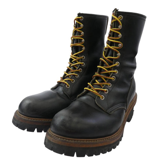 RED WING レッドウィング 2218 PT83 LOGGER BOOTS ロガー ブーツ ブラック系 7.5D【中古】