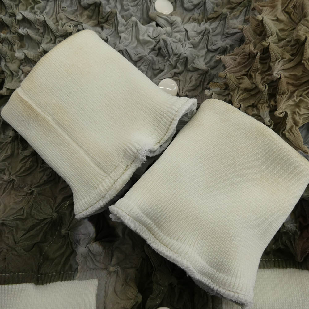 エムエーエスユー 24AW MPFW-BL1124 SPIKY VARSITY JACKET 総柄 ポップコーン スパイキー ジャケット モスグリーン系 マルチカラー系 48【中古】