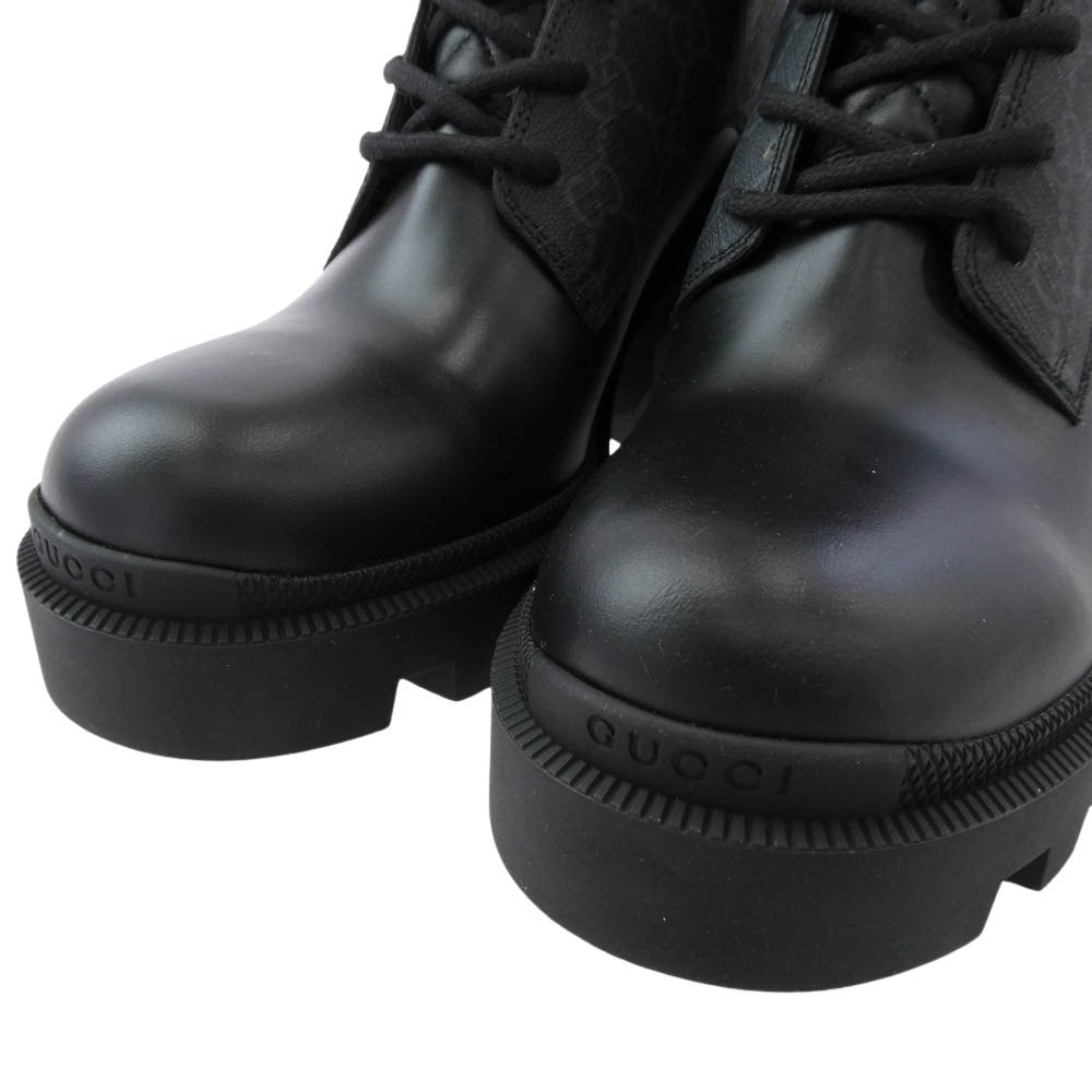 GUCCI グッチ 659691UC8101000 GG ankle boots GG ウィメンズ アンクル ブーツ ブラック系 40【極上美品】【中古】