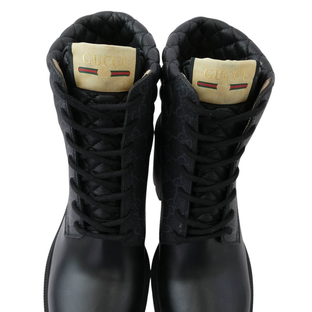 GUCCI グッチ 659691UC8101000 GG ankle boots GG ウィメンズ アンクル ブーツ ブラック系 40【極上美品】【中古】