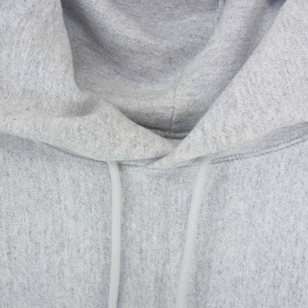 READY MADE レディメイド RE-CO-GY-00-00-285 BIG HOODIE LOGO ビッグ ロゴ フーディー パーカー グレー系 L【中古】