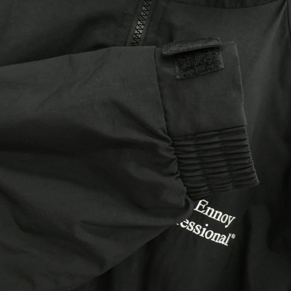 The Ennoy Professional ザ エンノイ プロフェッショナル TRI MOUNTAIN Nylon Hooded Jacket トライマウンテン ナイロン フーデッド ジャケット ブラック系 XL【中古】