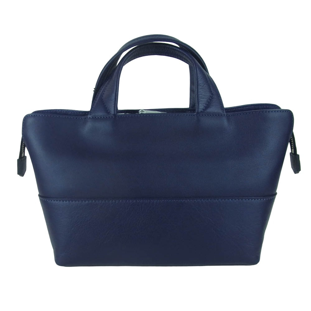 aniary アニアリ 36-02001 Artisan Leather アルティザン レザー 舟形 トート バッグ ロイヤルブルー ネイビー系 Royal Blue【新古品】【未使用】【中古】
