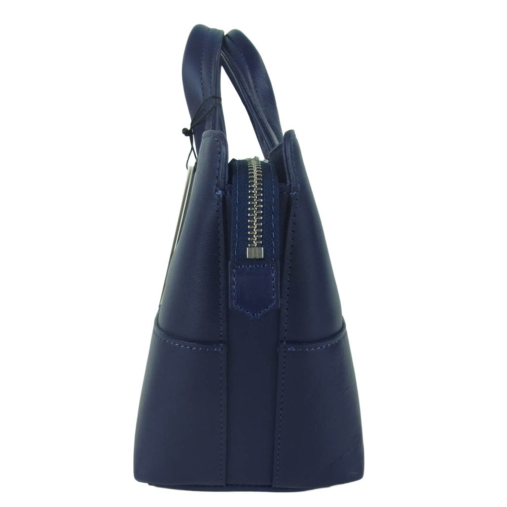 aniary アニアリ 36-02001 Artisan Leather アルティザン レザー 舟形 トート バッグ ロイヤルブルー ネイビー系 Royal Blue【新古品】【未使用】【中古】