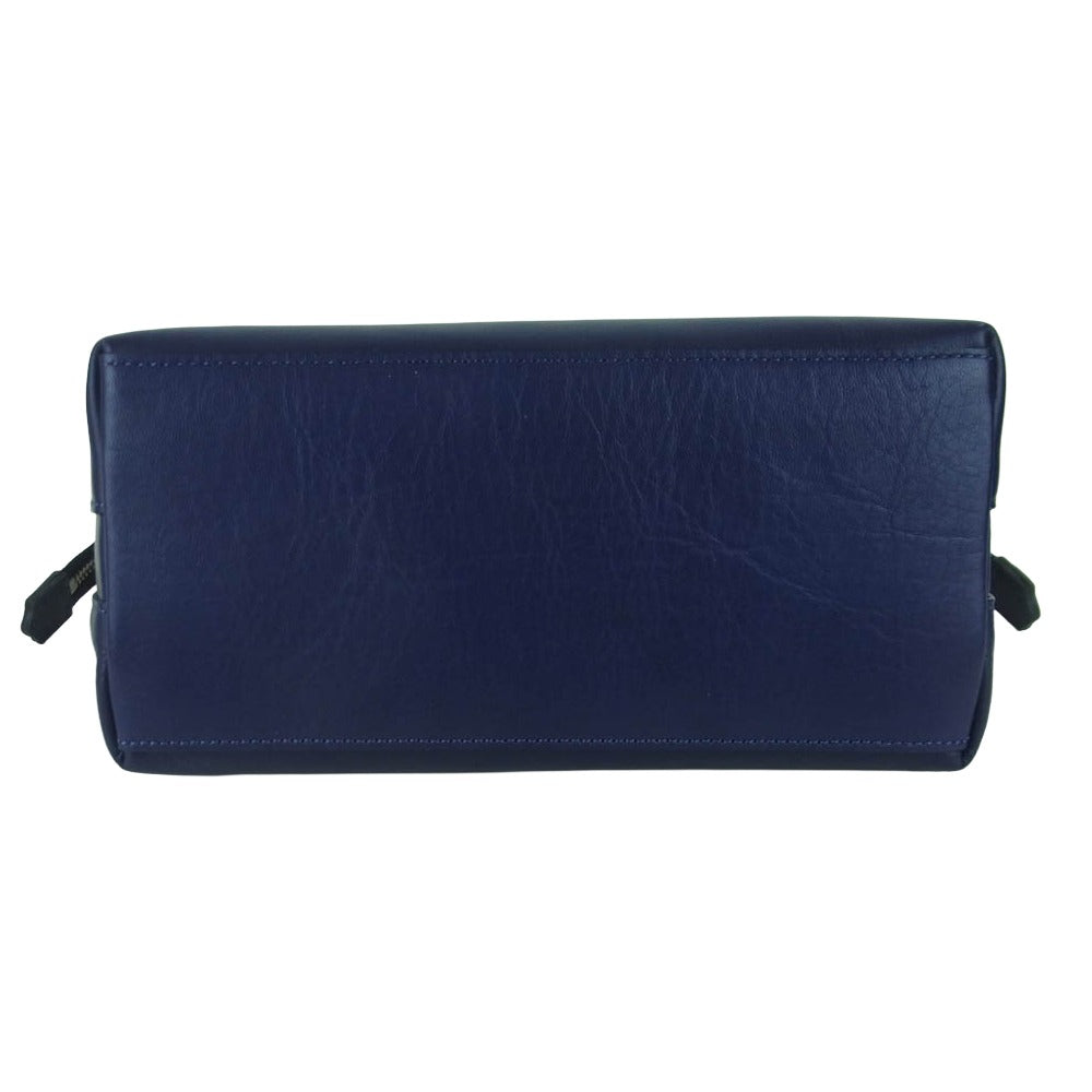 aniary アニアリ 36-02001 Artisan Leather アルティザン レザー 舟形 トート バッグ ロイヤルブルー ネイビー系 Royal Blue【新古品】【未使用】【中古】