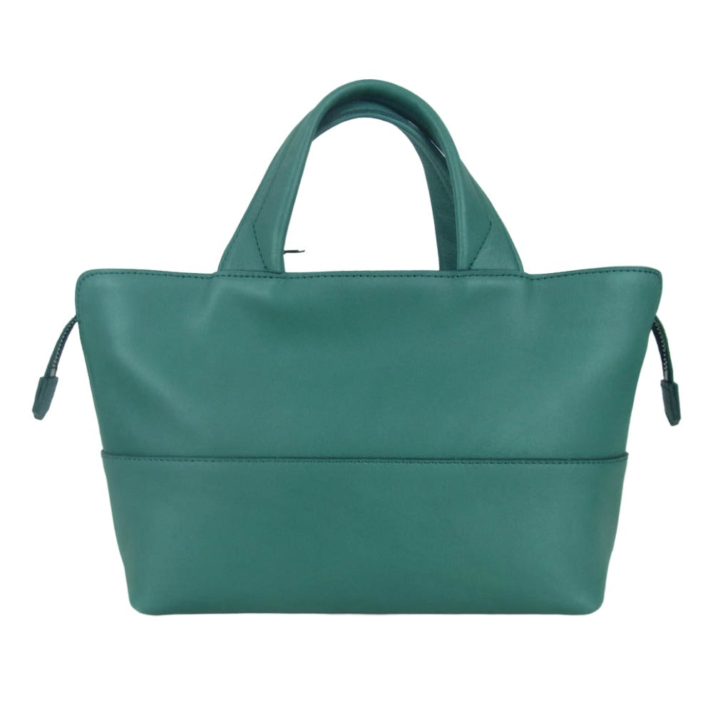 aniary アニアリ 36-02001 Artisan Leather アルティザン レザー 舟形 トート バッグ ターコイズ グリーン系 Turquoise【新古品】【未使用】【中古】