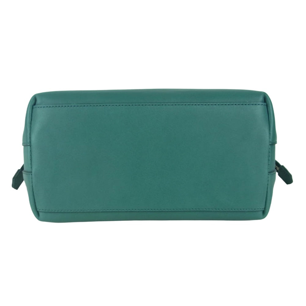 aniary アニアリ 36-02001 Artisan Leather アルティザン レザー 舟形 トート バッグ ターコイズ グリーン系 Turquoise【新古品】【未使用】【中古】