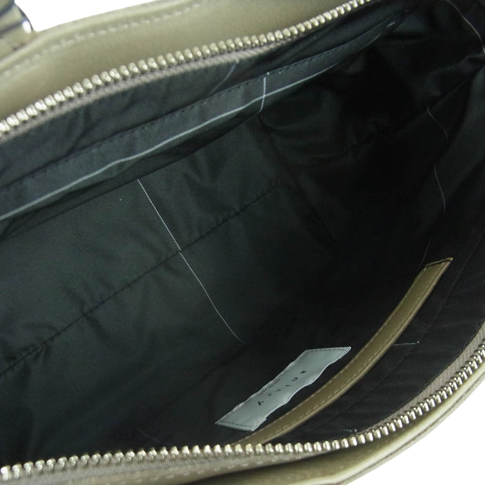aniary アニアリ 36-02001 Artisan Leather アルティザン レザー 舟形 トート バッグ グレージュ グレー系 Grege【新古品】【未使用】【中古】