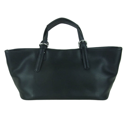 aniary アニアリ 37-02001 Artisan Leather アルティザン レザー 舟形 トート バッグ ブラック系【新古品】【未使用】【中古】