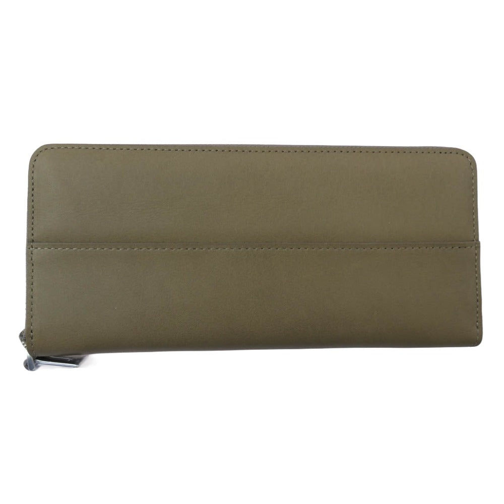 aniary アニアリ 36-20022 Artisan Leather アルティザン レザー ラウンドファスナー 長財布 ウォレット グレージュ グレージュ系【新古品】【未使用】【中古】