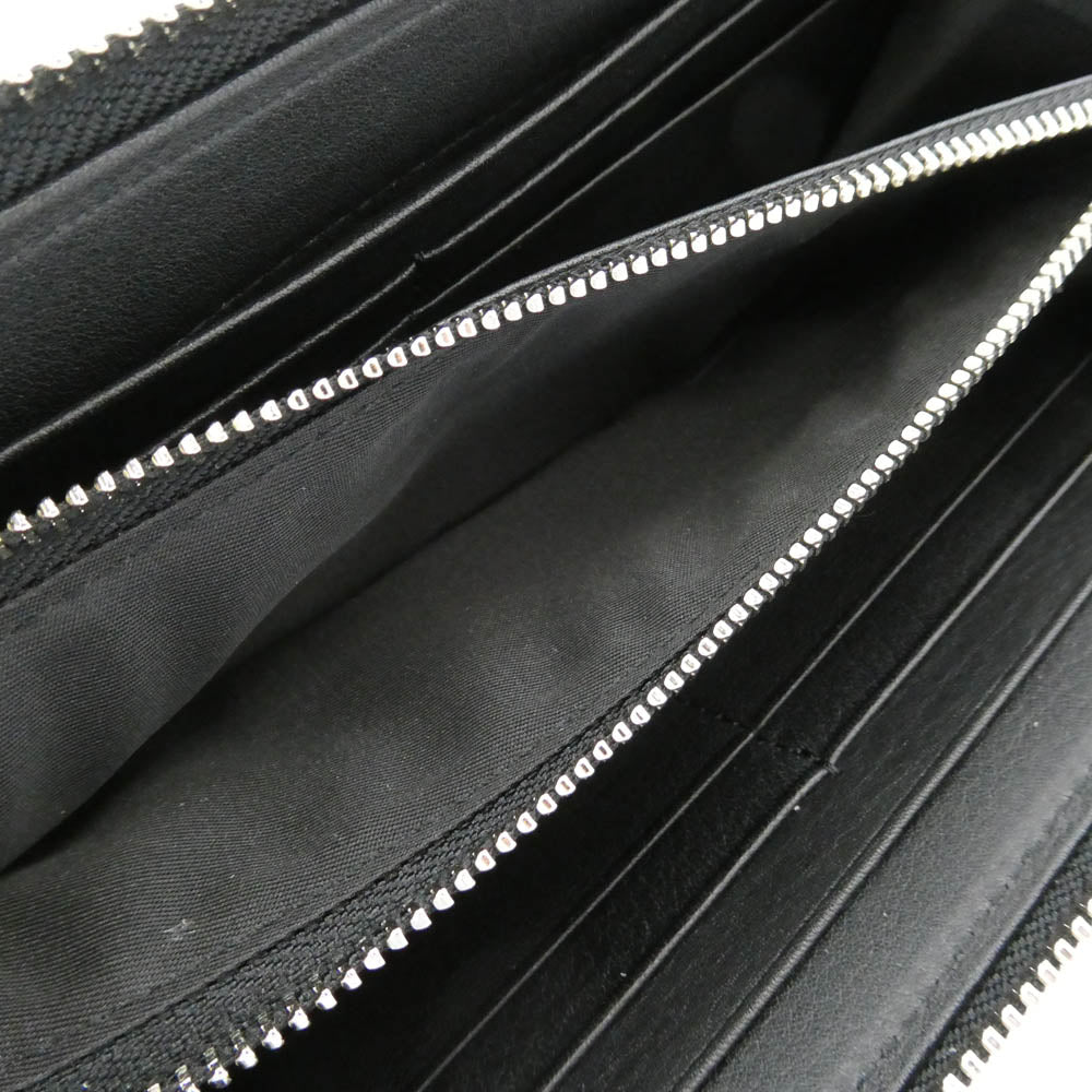 aniary アニアリ 36-20022 Artisan Leather アルティザン レザー ラウンドファスナー 長財布 ウォレット ブラック ブラック系【新古品】【未使用】【中古】
