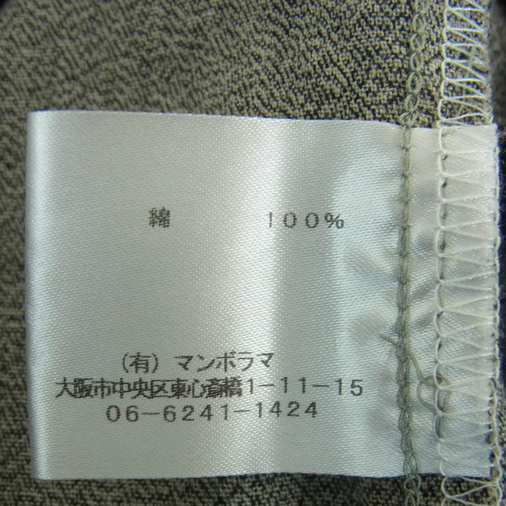 ネセサリーオアアンネセサリー 長袖 シャツ 両胸ポケット 猫目ボタン グレー系 2【中古】