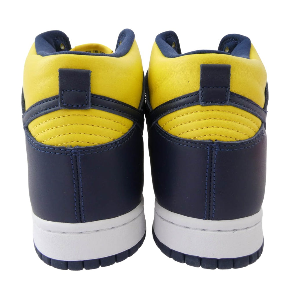 NIKE ナイキ CZ8149-700 Dunk High Michigan ダンク ハイ ミシガン 2020年モデル イエロー系 パープル系 28cm【中古】