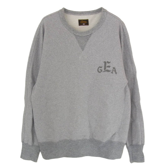 GERUGA ゲルガ SWEAT SHIRTS 前Vガセット スウェット シャツ トレーナー グレー系 5【中古】