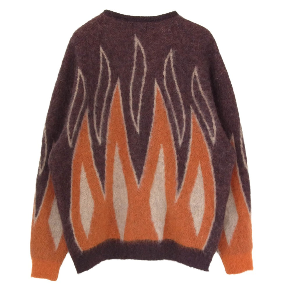 LOST CONTROL ロストコントロール L22A3-7020 Mohair Knit Cardigan モヘア ニット カーディガン ブラウン系 2【中古】