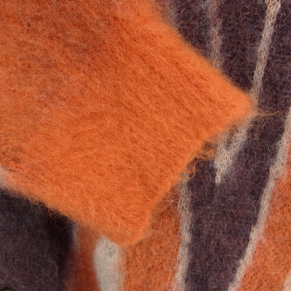 LOST CONTROL ロストコントロール L22A3-7020 Mohair Knit Cardigan モヘア ニット カーディガン ブラウン系 2【中古】