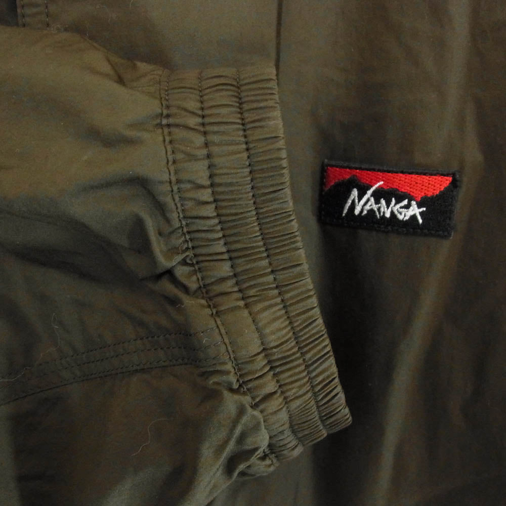 NANGA ナンガ NW2331-1E510 RIB COLLAR COACH JACKET リブカラー コーチ ジャケット カーキ系 XL【中古】