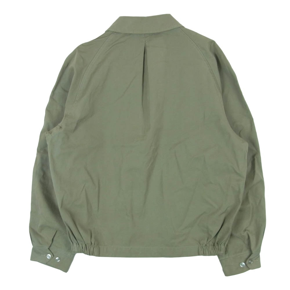 グレンフェル 英国製 山タグ ハリントン ジャケット カーキ系 オリーブ系 38【中古】