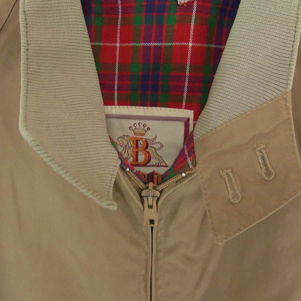BARACUTA バラクータ 英国製 AEROジップ G9 スウィングトップ ハリントン ジャケット ブラウン系 38【中古】