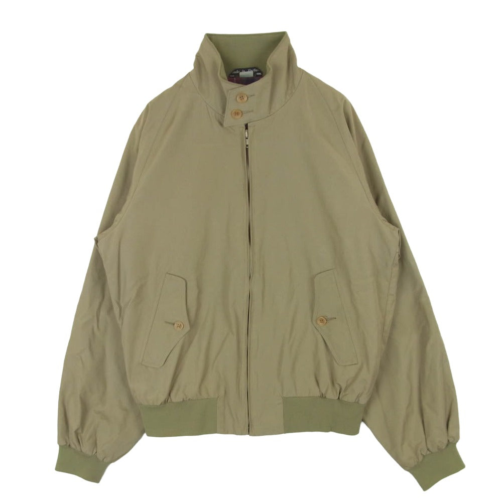 BARACUTA バラクータ 英国製 OPTIジップ G9 スウィングトップ ハリントン ジャケット カーキ系 ベージュ系【中古】