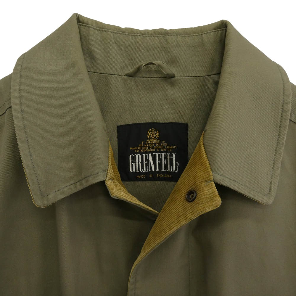 グレンフェル 英国製 WALKER Hiking Jacket ウォーカー ハイキング ジャケット カーキ系 44【中古】