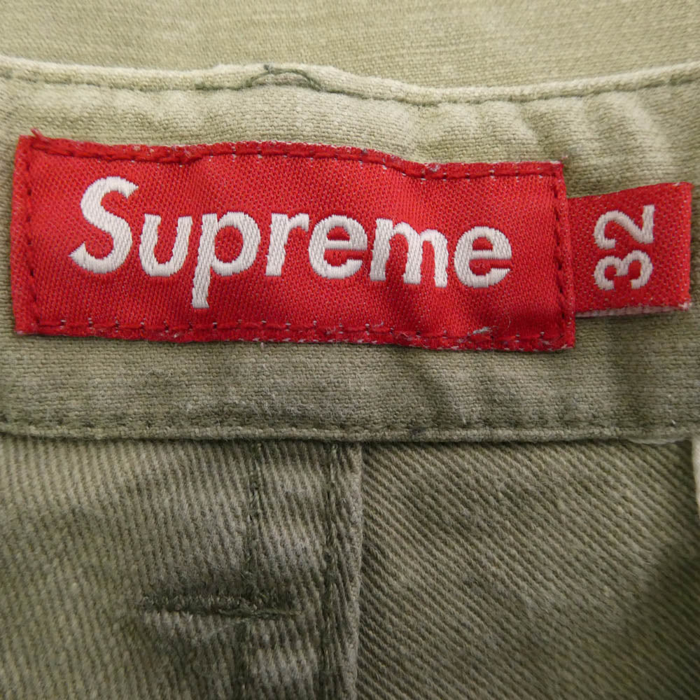 Supreme シュプリーム 11SS FIELD SHORT フィールド ショーツ ショートパンツ ライトグリーン系 32【中古】
