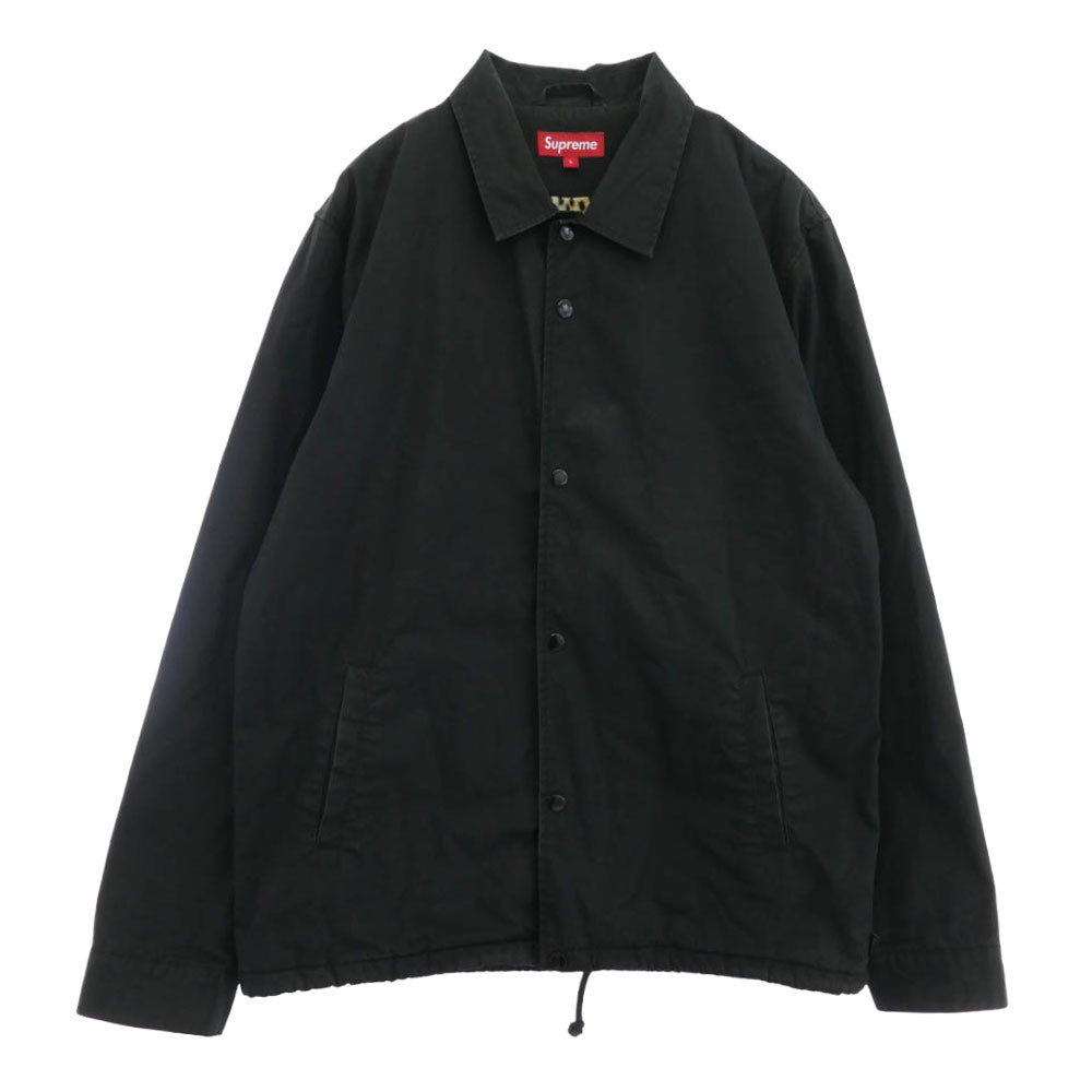 Supreme シュプリーム 10AW Leopard Lined Coaches Jacket レオパード