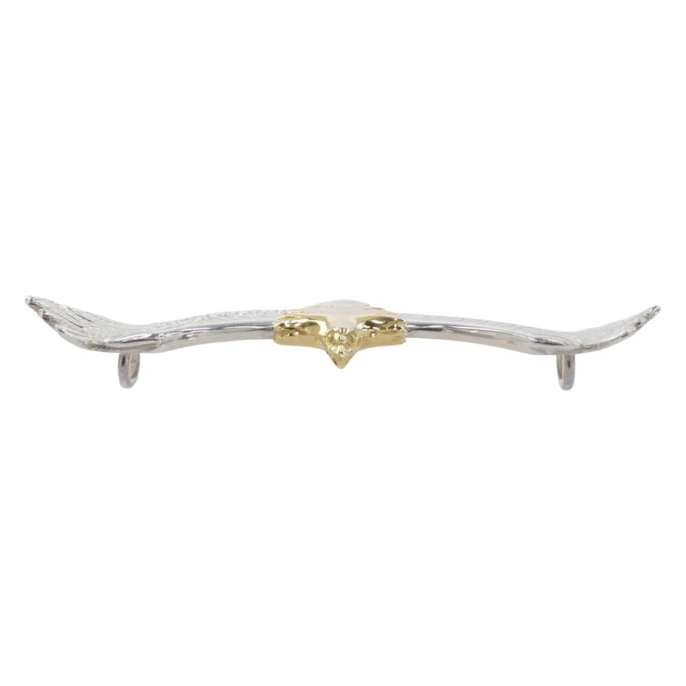 モト EG-01 LEATHER&SILVER MOTO EAGLE PENDANT 頭金大イーグル ペンダントトップ シルバー系 ゴールド系【中古】