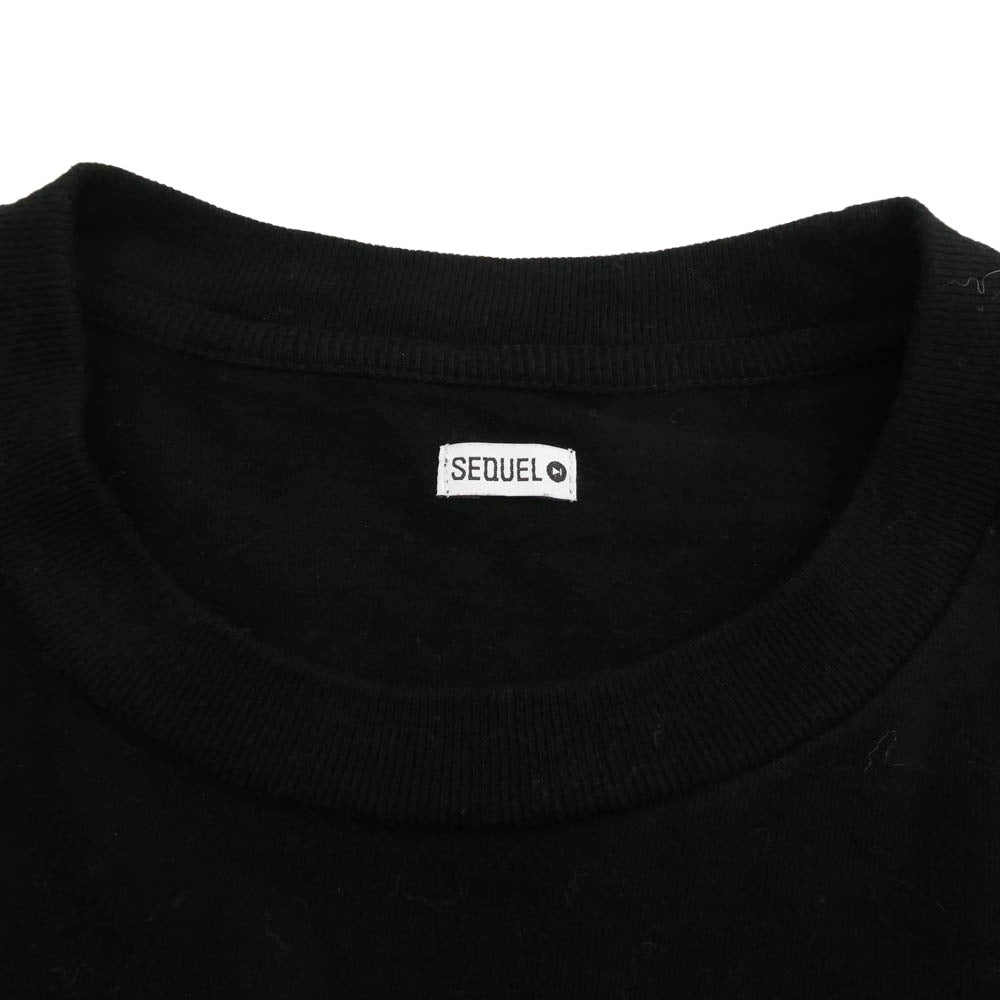 SEQUEL シークエル ダヴィンチ 半袖 Tシャツ ブラック系 XXL【中古】