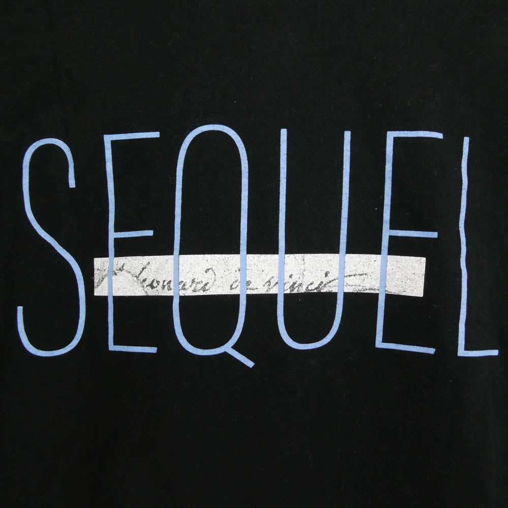 SEQUEL シークエル ダヴィンチ 半袖 Tシャツ ブラック系 XXL【中古】
