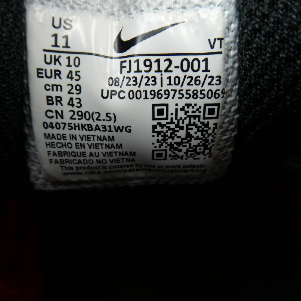 NIKE ナイキ FJ1912-001 Air Pegasus 2K5 エア ペガサス ローカット スニーカー ブラック系 レッド系 29cm【中古】
