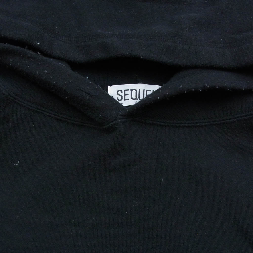 SEQUEL シークエル 20AW SQ-20AW-HD04 ×FRAGMENT フラグメント PULLOVER HOODIE スウェット パーカー ブラック系 XL【中古】