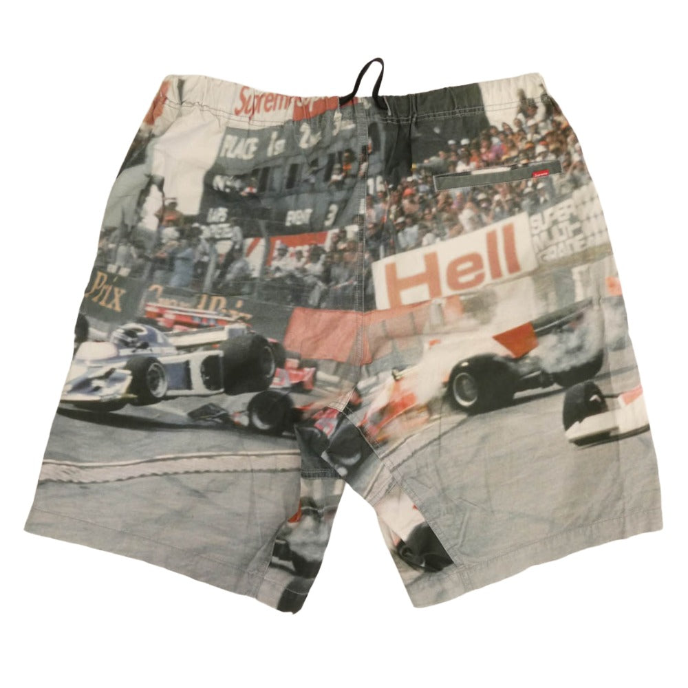Supreme シュプリーム 19SS Grand Prix Belted Short ショート パンツ マルチカラー系 XL【中古】