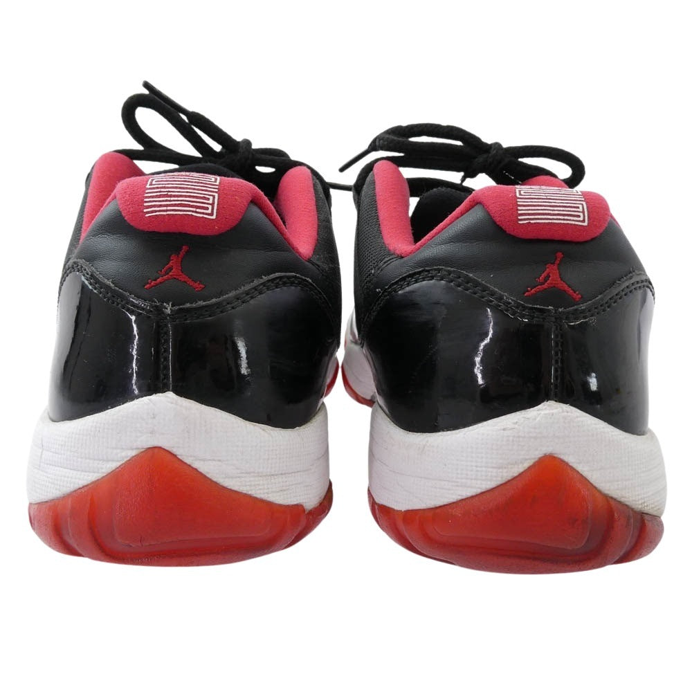 NIKE ナイキ 528895-012 AIR JORDAN 11 RETRO LOW BRED エア ジョーダン レトロ ロー ブレッド スニーカー ブラック系 レッド系 29cm【中古】