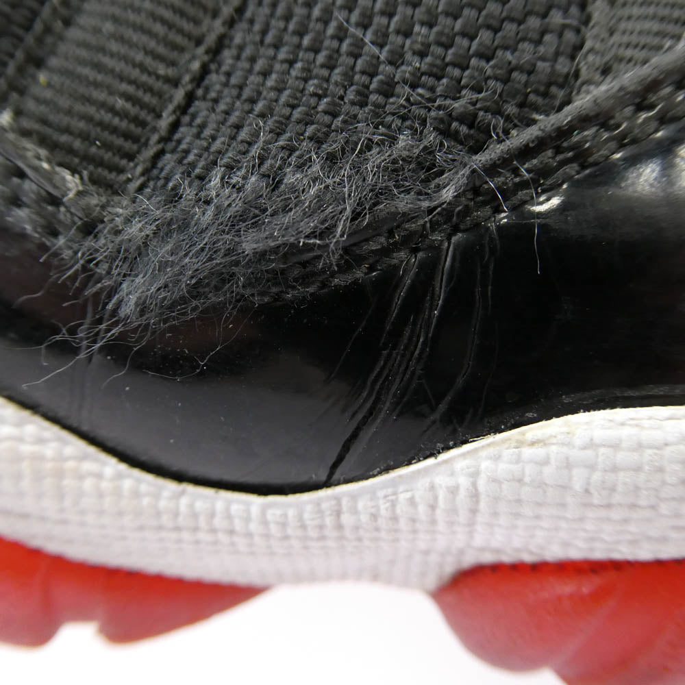 NIKE ナイキ 528895-012 AIR JORDAN 11 RETRO LOW BRED エア ジョーダン レトロ ロー ブレッド スニーカー ブラック系 レッド系 29cm【中古】