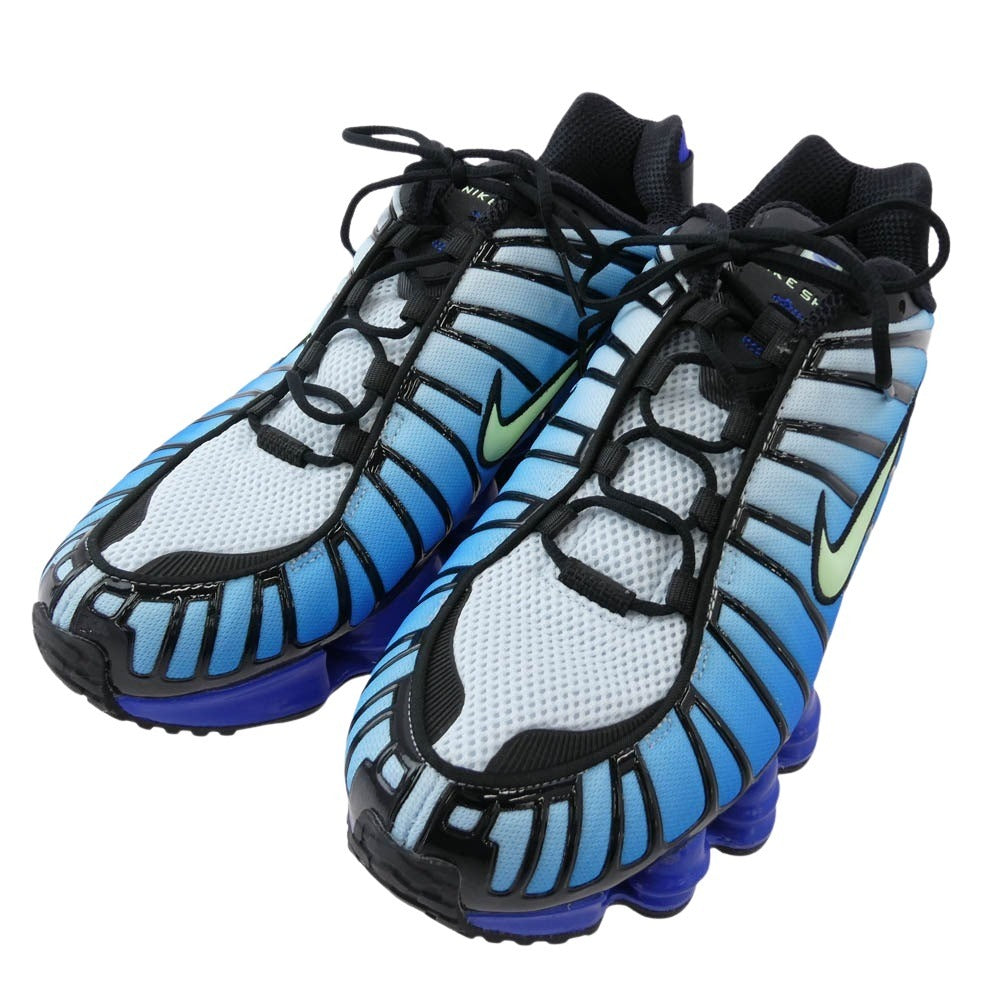 NIKE ナイキ AV3595-009 Shox TL ショックス Vapor Green Racer Blue ヴェイパーグリーン レーサーブルー スニーカー ブルー系 ブラック系 29cm【中古】