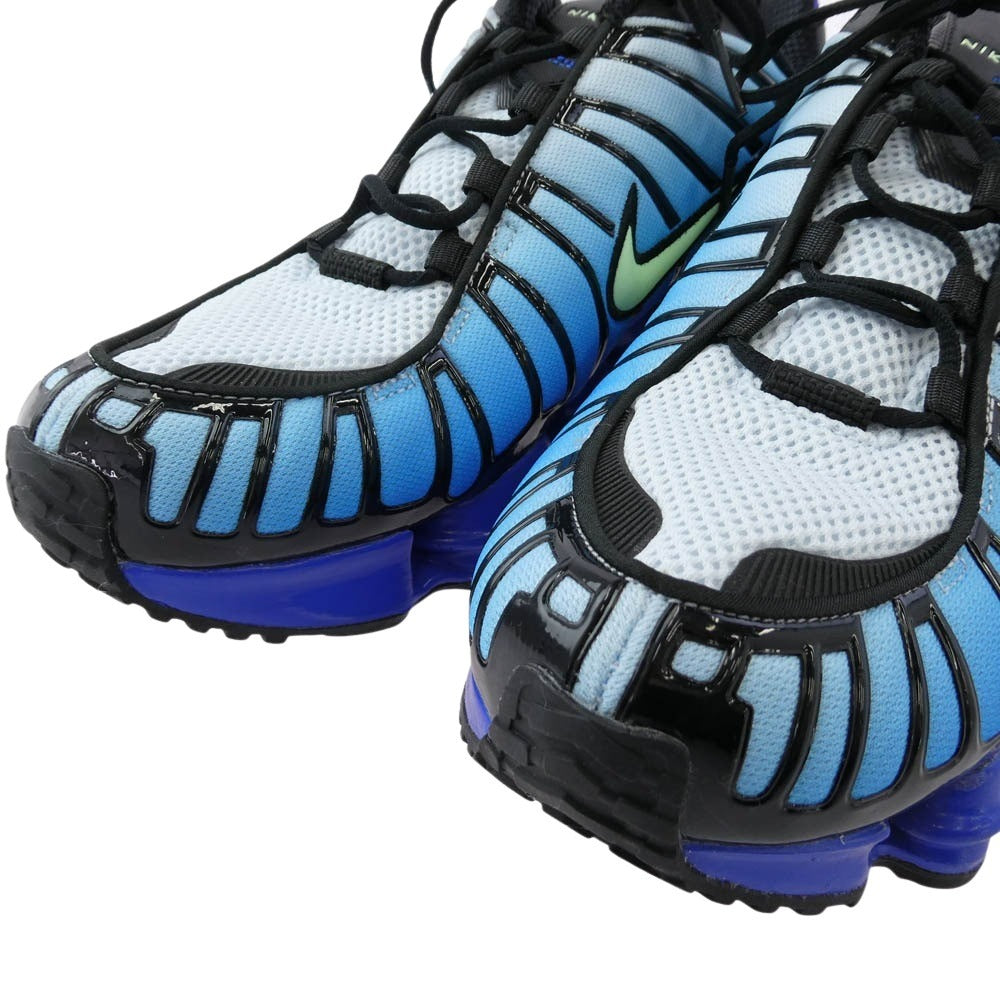 NIKE ナイキ AV3595-009 Shox TL ショックス Vapor Green Racer Blue ヴェイパーグリーン レーサーブルー スニーカー ブルー系 ブラック系 29cm【中古】