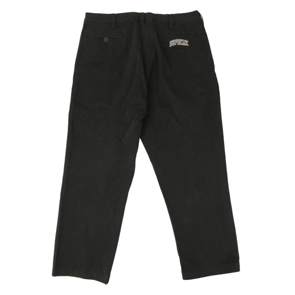 Supreme シュプリーム 24SS Chino Pant コットン チノ パンツ ブラック系 38【中古】