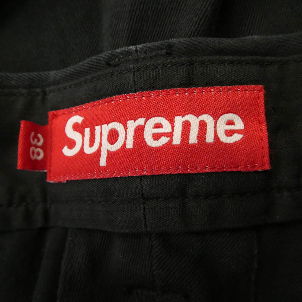 Supreme シュプリーム 24SS Chino Pant コットン チノ パンツ ブラック系 38【中古】