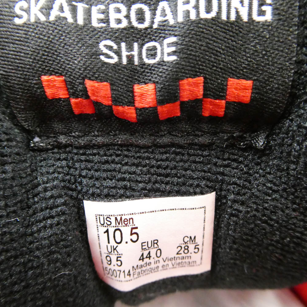 VANS バンズ VN0A5FCDY28 SKATE HALF CAB スケート ハーフキャブ スニーカー ブラック系 28.5cm【極上美品】【中古】
