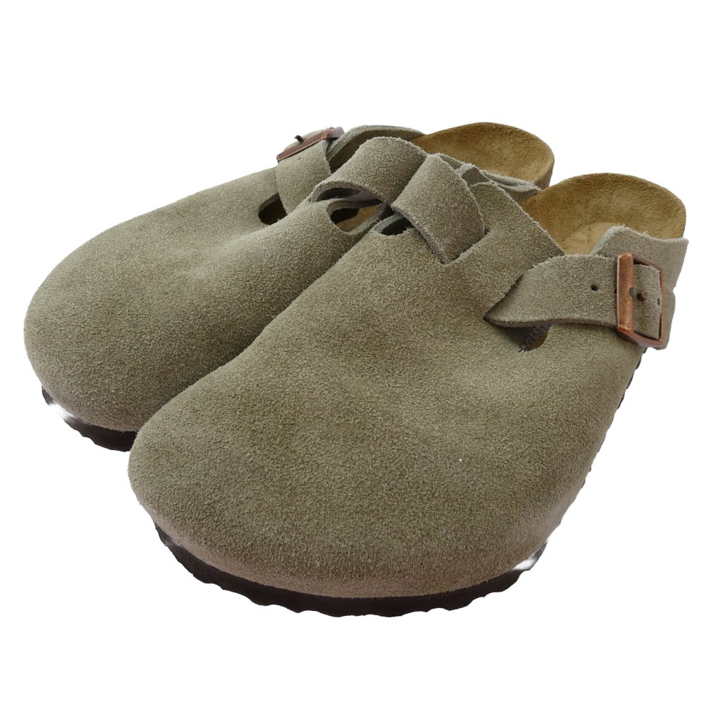 BIRKENSTOCK ビルケンシュトック 0560771 BOSTON BS Taupe ボストン スエード サンダル グレー系 41【中古】