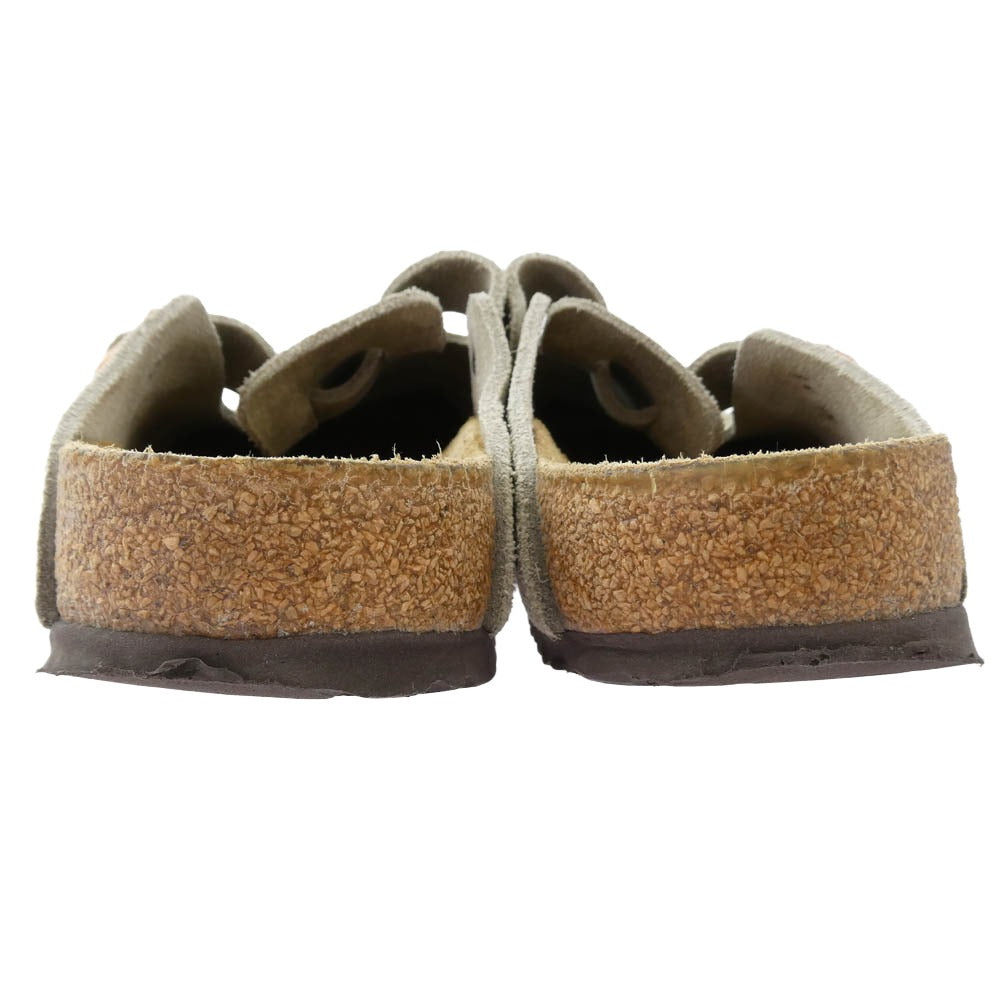 BIRKENSTOCK ビルケンシュトック 0560771 BOSTON BS Taupe ボストン スエード サンダル グレー系 41【中古】
