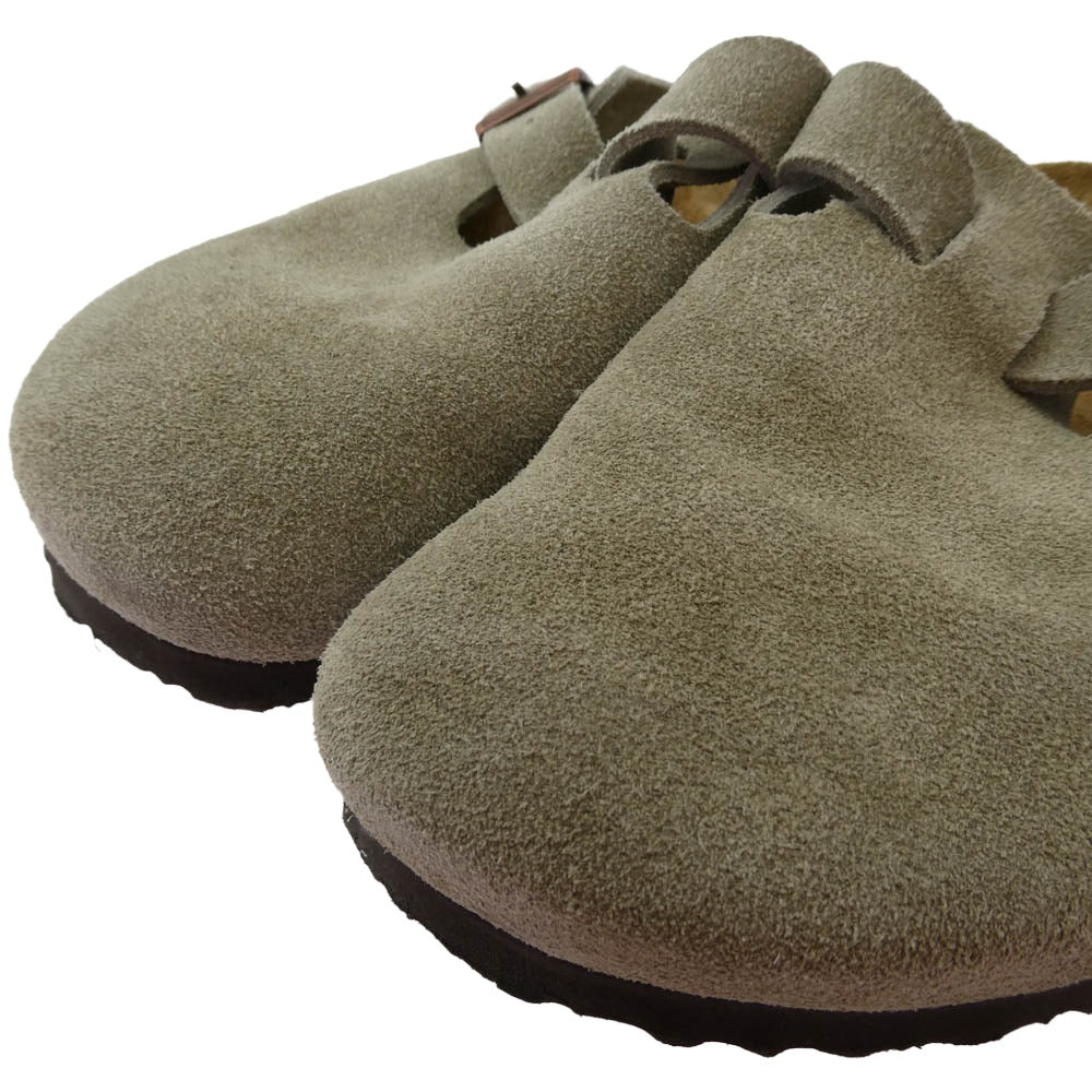 BIRKENSTOCK ビルケンシュトック 0560771 BOSTON BS Taupe ボストン スエード サンダル グレー系 41【中古】