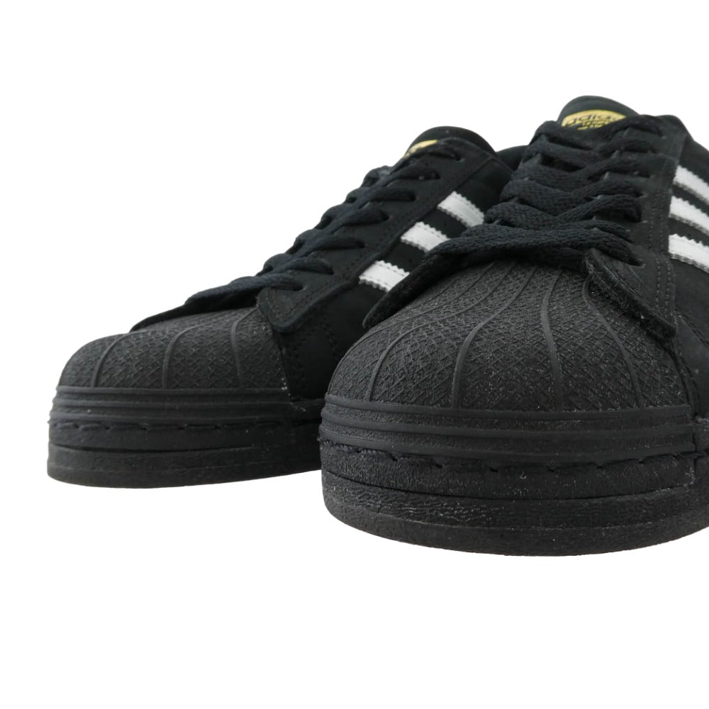 adidas アディダス FV0321 SKEATBORDING SUPERSTAR スケートボーディング スーパースター ローカット スニーカー ブラック系 28.5cm【中古】