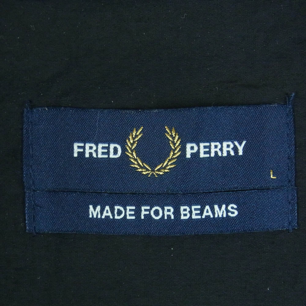 BEAMS ビームス 25SS FZ2692 別注 Shell Jacket ロゴ刺繍 シェル トラック ジャケット 中国製 ブラック系 L【中古】