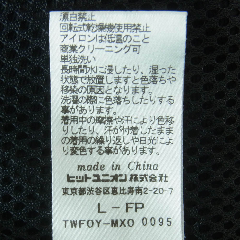 BEAMS ビームス 25SS FZ2692 別注 Shell Jacket ロゴ刺繍 シェル トラック ジャケット 中国製 ブラック系 L【中古】
