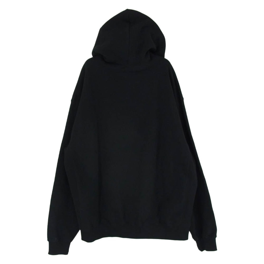 BlackEyePatch ブラックアイパッチ Label Pack HWC HOODIE ラベルデザイン ロゴ刺繍 取扱注意 プルオーバーパーカー ブラック系 XL【中古】