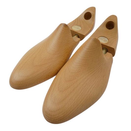 John Lobb ジョンロブ 木製 シューツリー シューキーパー ゴールド 金具 ベージュ系【中古】