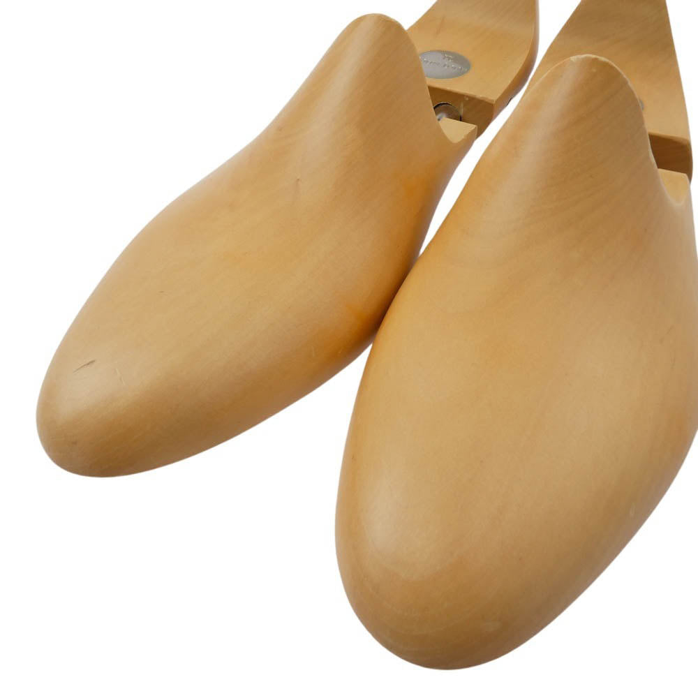 John Lobb ジョンロブ 木製 シューツリー シューキーパー シルバー 金具 ベージュ系 7E【中古】
