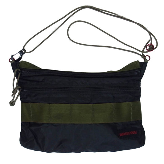 BRIEFING ブリーフィング SACOCHE M SL PACKABLE サコッシュ リップストップ ショルダーバッグ ブラック系【中古】